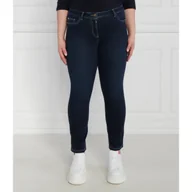 Spodnie damskie - Persona by Marina Rinaldi Jeansy plus size | Slim Fit - miniaturka - grafika 1