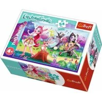 Trefl Puzzle 54 mini Wesoły dzień Enchantimals 3 - Puzzle - miniaturka - grafika 1