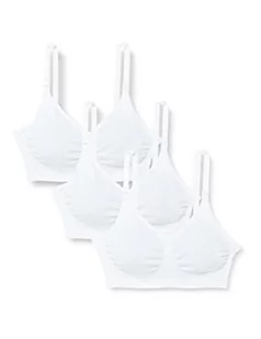 Medela Biustonosz damski M&NBra XL Wht EN FR RU Bundle (x3), biały, biały, XL - Biustonosze - miniaturka - grafika 1