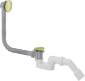 Syfony - Deante Syfon do wanny click-clack Prizma złoty szczotkowany NHC_R57B - miniaturka - grafika 1