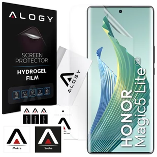 Folia Hydrożelowa do Honor Magic 5 Lite 5G ochronna na telefon na ekran Alogy Hydrogel Film - Folie ochronne do telefonów - miniaturka - grafika 1