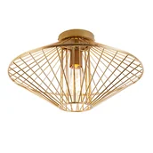 Oprawy, klosze i abażury - QAZQA Designerska lampa sufitowa złota - Zahra - miniaturka - grafika 1