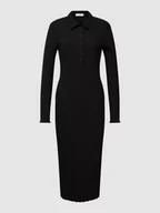 Sukienki - Sukienka midi z efektem prążkowania model ‘WILMA’ - miniaturka - grafika 1