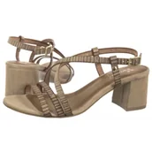 Sandały damskie - Sandały Beżowe 06653-04/00-0 (MA1200-d) Maciejka - miniaturka - grafika 1