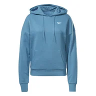 Bluzy damskie - Damska Bluza REEBOK RI SL FRENCH TERRY HOODIE H54779 – Niebieski - miniaturka - grafika 1