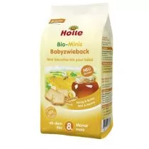 Holle Baby Mini sucharki orkiszowe 100 g - Przekąski dla dzieci - miniaturka - grafika 2