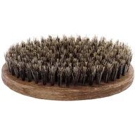 Kosmetyki i akcesoria do pielęgnacji brody - Kartacz Do Brody Z Naturalnym Włosiem Dzika, Kolor Orzech (Szary) - miniaturka - grafika 1