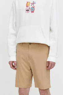 Quiksilver szorty męskie kolor beżowy - Spodenki męskie - miniaturka - grafika 1