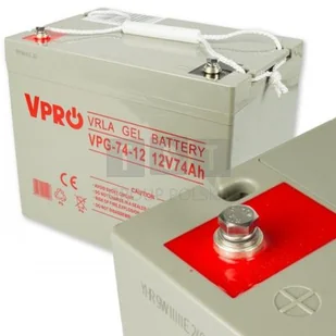 Akumulator Volt Polska GEL VPRO Solar 12V 74Ah - Kable - miniaturka - grafika 1