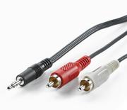 Kable - Value Kabel 3,5mm-zu-Cinch ST cable 1,5m - 11.99.4341 - miniaturka - grafika 1