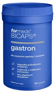 ForMeds, BICAPS GASTRON dla Wsparcia Wątroby i Trawienia, Suplement diety, 60 kaps. - Witaminy i minerały - miniaturka - grafika 1
