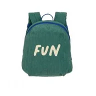 Plecaki szkolne i tornistry - Lassig Plecak mini sztruks Little Gang Fun ocean green - miniaturka - grafika 1