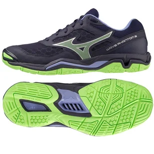 Buty do piłki ręcznej Mizuno Wave Phantom 3 M X1GA226011 granatowe niebieskie - Piłka ręczna - miniaturka - grafika 1