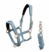 Uwiąz - Spooks Zestaw kantar + uwiąz LUHNA - dusty blue - miniaturka - grafika 1