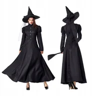 Stroje karnawałowe - Strój Czarownicy Dla Kobiet Magiczne Przebranie Karnawał Halloween M - miniaturka - grafika 1