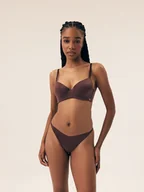 Majtki damskie - Majtki stringi Bosco Esotiq czekoladowy brąz XL - miniaturka - grafika 1