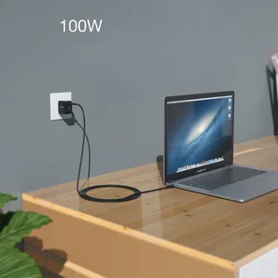 Choetech kabel przewód szybkie ładowanie USB Typ C - USB Typ C 3.1 Gen 2 100W Power Delivery 2m czarny (XCC-1007) - Kable USB - miniaturka - grafika 5