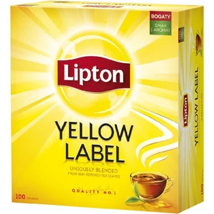Herbata LIPTON YELLOW LABEL 100 torebek 2g - Herbata - miniaturka - grafika 1