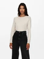Swetry damskie - ONLY Sweter Rica 15204279 Beżowy Regular Fit - miniaturka - grafika 1