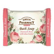 Mydła - Green Pharmacy PHARM POLSKA Green Pharmacy mydło toaletowe róża damasceńska masło shea 100 g Pharm 7062431 - miniaturka - grafika 1