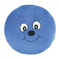 Kołdry i poduszki dla dzieci - Bellatex Poduszka Kuleczka niebieski, średnica 35 cm - miniaturka - grafika 1