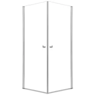 Kabiny prysznicowe - Kabina prysznicowa kwadratowa narożna Hooked 90x90x200 cm profile chromowane Sealskin - miniaturka - grafika 1