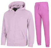 Dresy męskie - 4F OCIEPLANY DZIEWCZÄCY DRES KOMPLET BLUZA SPODNIE / rozm 164 - miniaturka - grafika 1