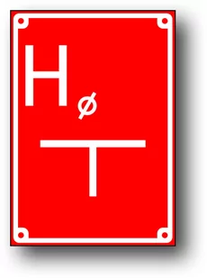 Tablica orientacyjna dla hydrantu - Systemy ekspozycyjne i znaki informacyjne - miniaturka - grafika 1
