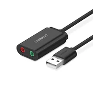 Karty dźwiękowe - Ugreen 30724 karta dźwiękowa 2.0 kan. USB 30724 - miniaturka - grafika 1