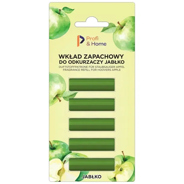 Zapach do odkurzacza Jabłko Mocne Wkłady zapachowe Pałeczki - Profi&Home