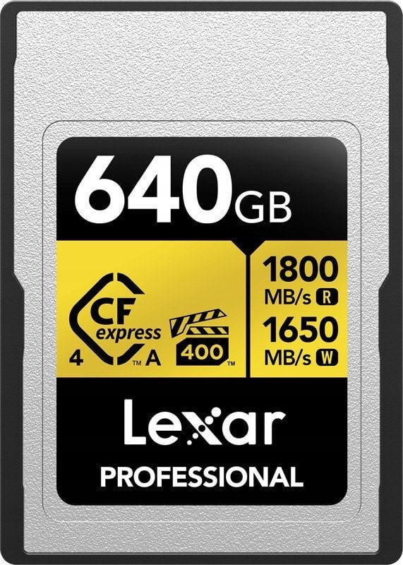 Lexar Professional Gold CFexpress 640 GB LCAGOLD640G-RNENG LCAGOLD640G-RNENG