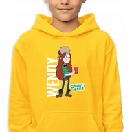 Bluzy dla dziewczynek - Bluza Dziecięca Z Kapturem Bawełniana 140 Cm Wendy Wysoka Jakość Wzory - miniaturka - grafika 1
