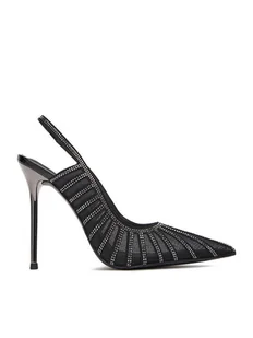 Eva Minge Sandały EO-AVA-E373-70H-C183Y1 Czarny - Sandały damskie - miniaturka - grafika 1