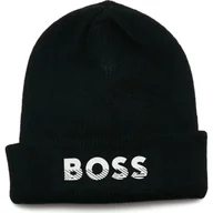 Czapki dla dzieci - BOSS Kidswear Czapka | z dodatkiem wełny - miniaturka - grafika 1