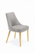 Krzesła - Caro 2 krzesło tapicerowane tkanina do wyboru nogi dąb miodowy - miniaturka - grafika 1