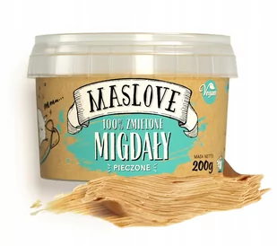 Maslove masło z Pieczonych Migdałów 200 g - Masło i margaryna - miniaturka - grafika 1