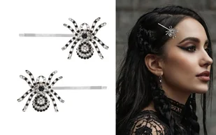 Spinki do włosów 2 sztuki Pająk Halloween - Ozdoby do włosów - miniaturka - grafika 1