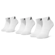 Skarpetki damskie - Adidas Zestaw 3 par niskich skarpet unisex Light Ank 3PP DZ9435 White/White/White - miniaturka - grafika 1