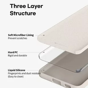 Mercury Silicone iPhone 15 6,1 jasnoszary/stone - Etui i futerały do telefonów - miniaturka - grafika 3