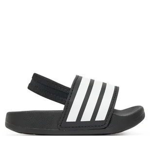 Sandały adidas adilette Estrap JR5323 Czarny - Buty dla chłopców - miniaturka - grafika 1