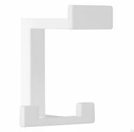 Wieszaki i stojaki - Wieszak ścienny 2324 32 Metalowy Biały - miniaturka - grafika 1