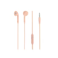 Słuchawki - Tellur In-Ear Headset Fly, Noise Reduction Memory Foam Ear Plugs, pink - miniaturka - grafika 1
