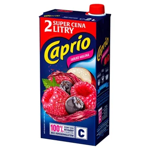Tymbark Napój Caprio Jabłko malina 2 l - Soki i napoje niegazowane - miniaturka - grafika 1