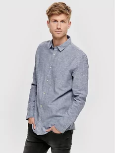 Only & Sons Koszula Caiden 22012321 Niebieski Slim Fit - Koszule męskie - miniaturka - grafika 1