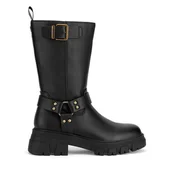 Botki damskie - Botki MEXX MI001805043W Czarny - miniaturka - grafika 1