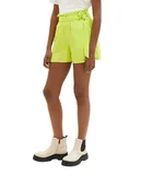 Spodenki damskie - Tom Tailor Szorty w kolorze limonkowym - miniaturka - grafika 1