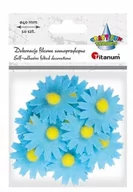 Zabawki kreatywne - Filcowe dekoracje 3D kwiaty niebieskie 10szt - Titanum - miniaturka - grafika 1