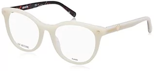 Okulary przeciwsłoneczne - Love Moschino Damskie okulary przeciwsłoneczne Mol592, białe, 51, biały - grafika 1