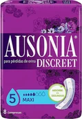 Podpaski - Podpaski urologiczne Ausonia Discreet Sanitary Towels Maxi Urinary Incontinence 8 szt (8001090995438) - miniaturka - grafika 1
