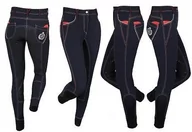 Bryczesy - Fair Play Bryczesy SCARLETT czarne damskie - miniaturka - grafika 1